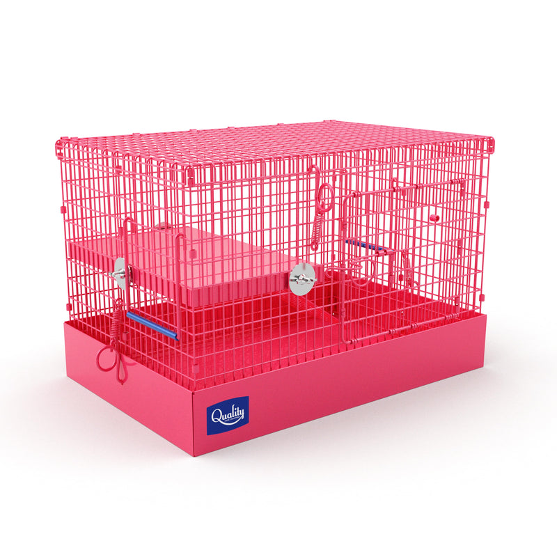 Collapsible Rat Travel Cage - 18" wide x 12" deep x 12" Tall.