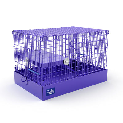 Collapsible Rat Travel Cage - 18" wide x 12" deep x 12" Tall.