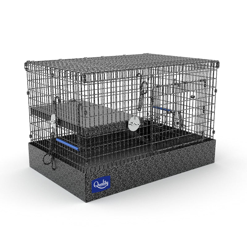 Collapsible Rat Travel Cage - 18" wide x 12" deep x 12" Tall.