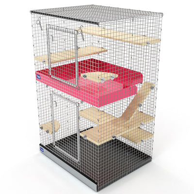 Chinchilla Mansion Second Level Upgrade Quality Cage Crafters 