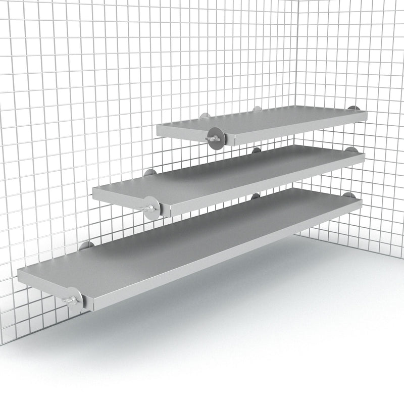 Metal Chinchilla Ledges Shelf Quality Cage Crafters 18" Galvanized Steel 